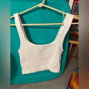 Zara tank tops white brand new black brand new 2 tops one bundle price